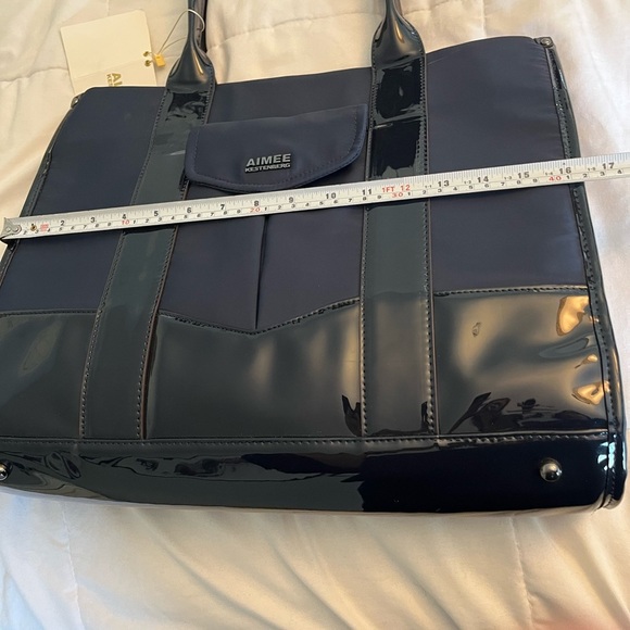 Aimee Kestenberg Navy and Black Tote Bag - Picture 9 of 14